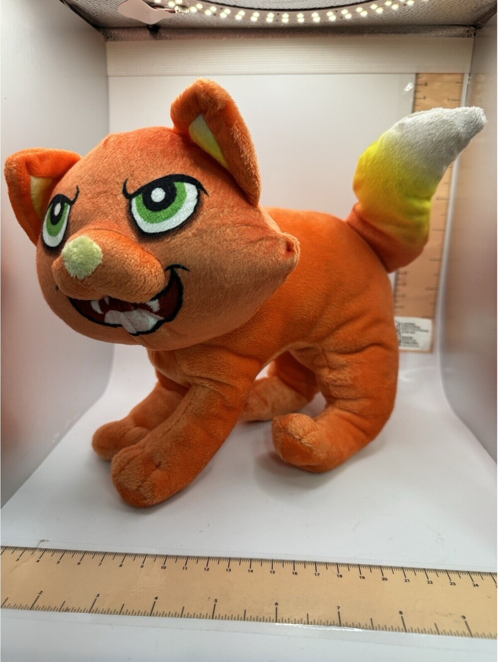 Kellytoy Halloween Plush Orange Cat